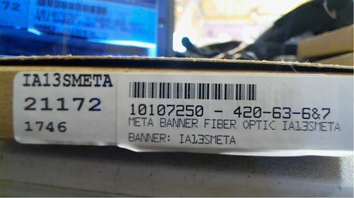 BANNER 21172 IA13SMETA FIBER OPTIC CABLE  free shipping