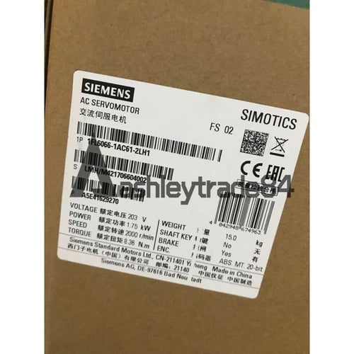 ONE Siemens 1FL6066-1AC61-2LH1 Servo Motor New