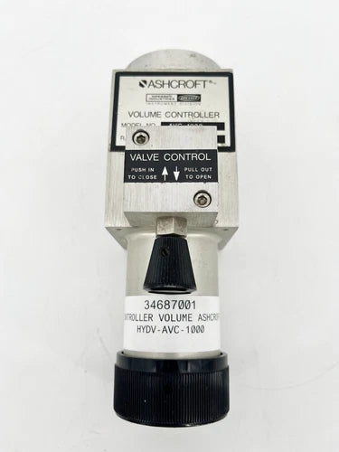Novo controlador de volume de press?o Ashcroft AVC-1000 alcance 1000PSI
