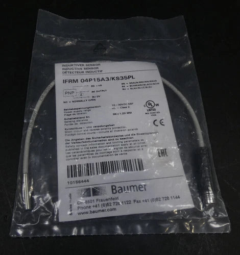 Baumer IFRM 04P15A3/KS35PL Induktiver N?herungsschalter | 10156444 | Neu/ OVP