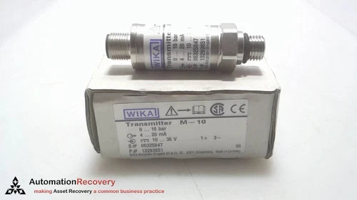 WIKA 13293851, MINIATURE PRESSURE SENSOR, NEW #300141