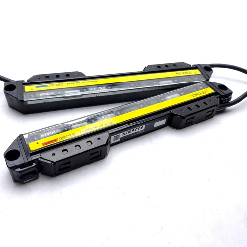 Keyence GL-S08FH Light Curtain Transmitter/Receiver, 0.1 to 2m, 24VDC 31mA
