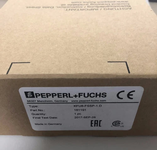 1PC New PEPPERL+FUCHS Safety Bar KFU8-FSSP-1.D 181191