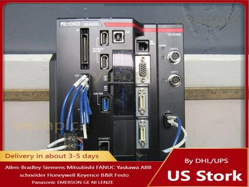 KEYENCE XG-X2702 VISION SYSTEM CONTROLLER W/CA-DC60E LIGHT MODULE XLNT TAKEOUT !