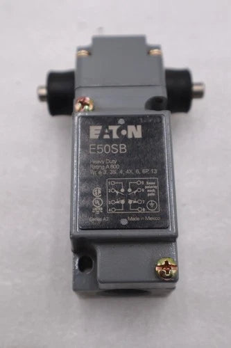NEW OPEN BOX Eaton E50SB Limit Switch Body Double Pole STK K2113CC
Opens in a new window or tab