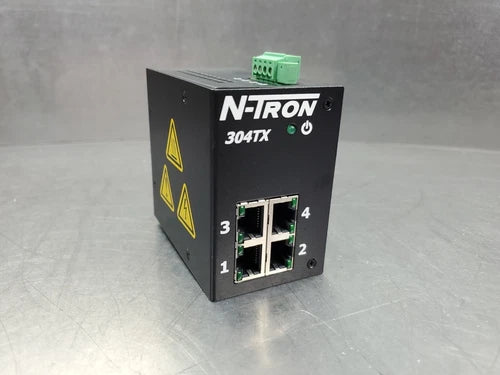 N-TRON 304TX 10-30V 0.5A 4-Slot Ethernet Switch.                            3D-6