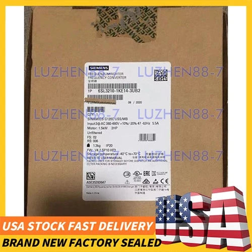 Siemens 6SL3210-1KE14-3UB2 / 6SL3 210-1KE14-3UB2 New In Box Expedited Shipping
Opens in a new window or tab