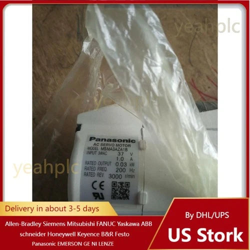 ONE Panasonic MSMA3AZA1B AC Servo Motor New Free Shipping