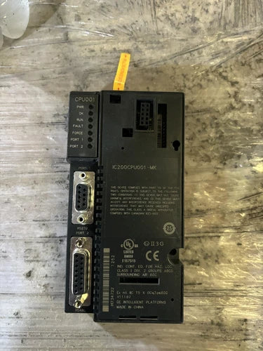 GE Fanuc IC200CPU001-MK CPU Module USED