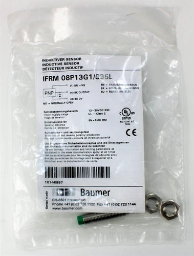 BAUMER IFRM 08P13G1/S35L Induktiver Sensor Neu in OVP