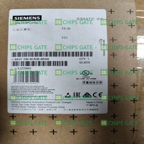 1 pe?a nova lacrada Siemens 6AV7230-0CA20-0BA0
