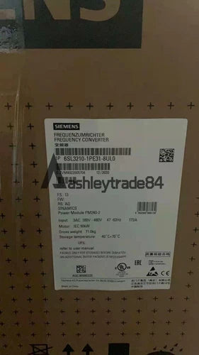 1PC NEW  Siemens POWER MODULE 6SL3210-1PE31-8UL0 G120 90KW