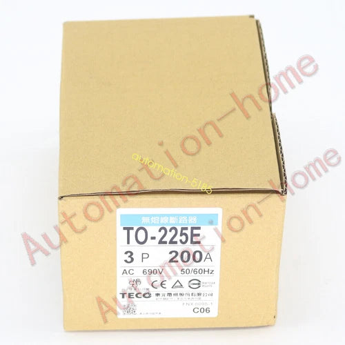 1pcs new TECO TO-225E 3P 200A circuit breaker Fedex or DHL #F3