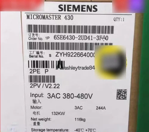 Siemens 6SE6430-2UD41-3FA0