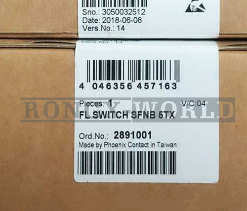 One New PHOENIX CONTACT FL SWITCH SFNB 5TX 2891001 Ethernet Switch