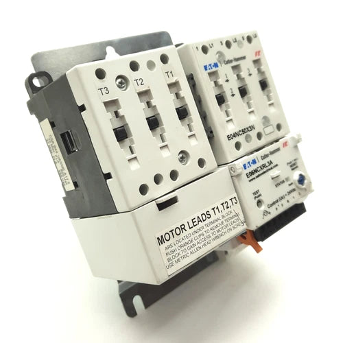 EATON E501C50L3A-VFD Reversing Motor Starter, 3-Pole, 600VAC 40A, 24VDC Control