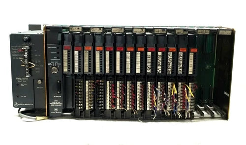 Allen Bradley 1771-AD I/O Chassis & Modules 7x 1771-OA 6x 1771-IA PSU PLC-2/15