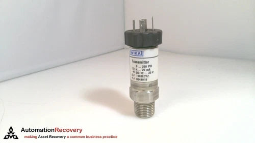 WIKA 8644918, S-10 GENERAL PURPOSE PRESSURE TRANSMITTER, SEE DESC #327713