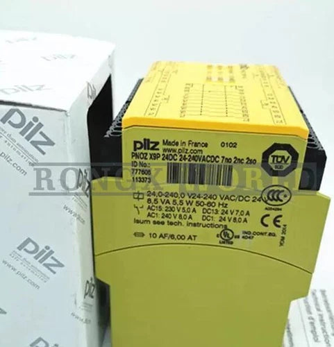 One Pilz 777606 PNOZ X9P 24DC 24-240V ACDC 7NO 2NC 2SO Safety Relay new