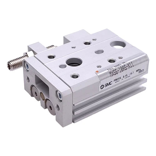 SMC MXS6-10AS-X11 Slide Table, ?6mm Bore, 10mm Stroke, 0.15-0.7MPa, M3x0.5 Ports