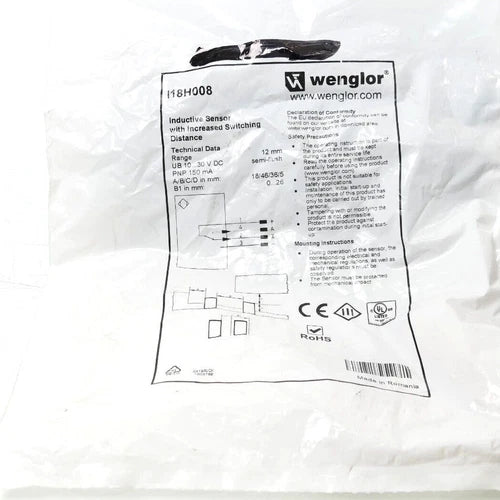 Wenglor Induktiver Sensor mit erh?htem Schaltabstand | I18H008