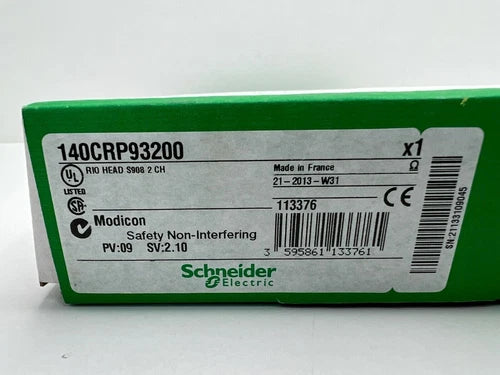 1pc New Schneider 140CRP93200 Modicon TSX Quantum Processor RIO HEAD S908 2CH