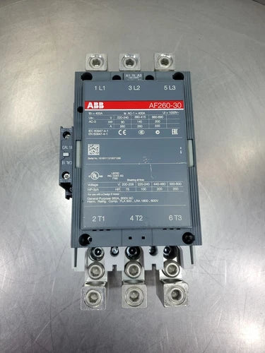ABB AF260-30 400Amp 3 PH 600 Volt Contactor.                               1C-25