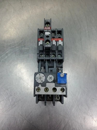 ABB A12-30-10 28A 1000VAC Contactor w/TA25-DU & CA5-10 Auxiliary Contactor 4A-43