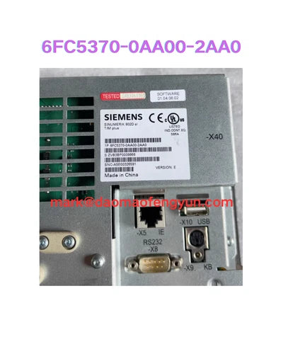 6FC5370-0AA00-2AA0 Used SINUMERIK 802D sl System tested OK, fast shipping, DHL
