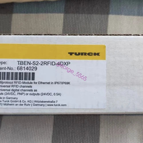 one NEW TURCK TBEN-S2-2RFID-4DXP 6814029 Network module Fedex or DHL