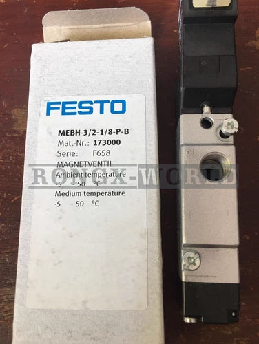 1PCS NEW FESTO Solenoid valve MEBH-3/2-1/8-P-B 173000