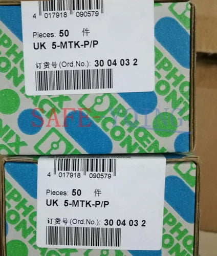 50pcs Phoenix Contact 3004032 UK 5-MTK-P/P New
