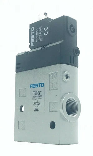 UNUSED FESTO CPE24-M2H-3GL-3/8 SOLENOID VALVE 10-BAR 163809