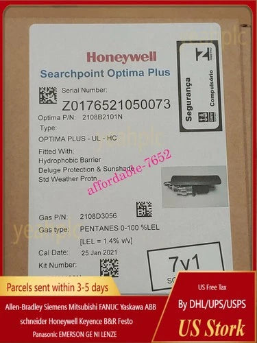 NEW Honeywell 2108B2101N Gas Detector OPTIMA PLUS-UL-HC DHL or UPS US Free TAX