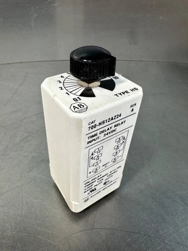Allen Bradley 700-HS12AZ24/A On-Delay Timing Range 120VAC Ser. A (4E-34)