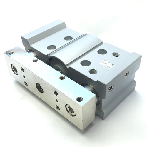 SMC MGPS80-50-M9PV Compact Guide Pneumatic Cylinder, Bore: 80mm, Stroke: 50mm