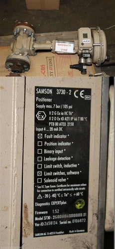 Samson 3277 Actuador Con Regulador De Posici¨®n Positioner Neum¨¢tico 3730-2