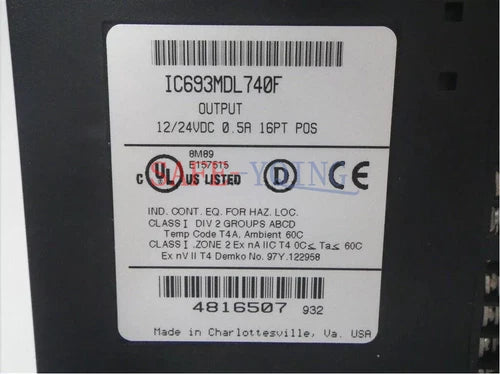 New 1PCS GE Fanuc IC693MDL740F output module 12/24VDC 0.5A 16PT POS