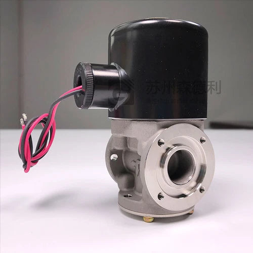 CKD HVB51-12F-3 Solenoid Valve NC Type 8mm 48mm Flange Conn 24VDC NIB #F3