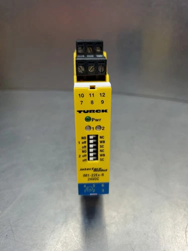 TURCK IM1-22EX-R/24VDC SWITCHING AMPLIFIER.                                3E-37