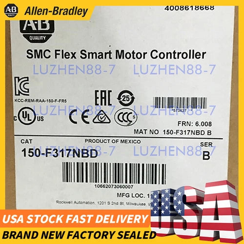 New Allen Bradley 150-F317NBD 150F317NBD Ser B SMC Flex Smart Motor Controller
Opens in a new window or tab
