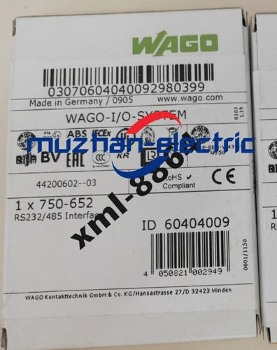 750-652 Wago Communication Interface Module Brand New Fast Shipping By DHL