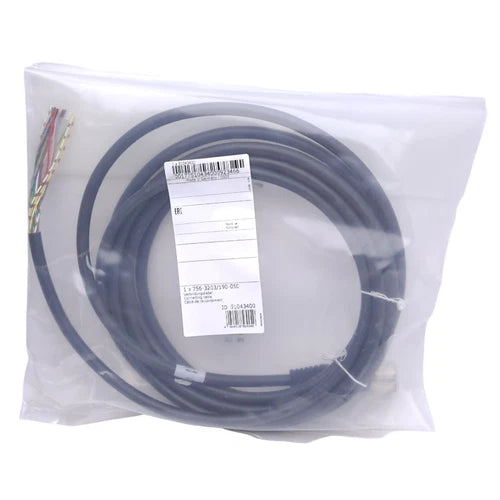 Wago 756-3203/190-050 Cable, M23 19-Pin Female to Flying Leads, 5m Length