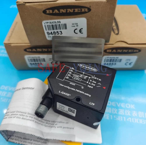 1PC BANNER LTF12UC2LDQ 94853 laser sensor New