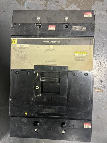 Square D MHF360008M8076 3 Pole 800A Circuit Breaker USED