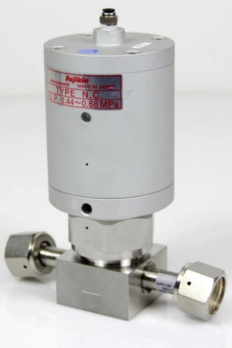 Fujikin Carten Amat Type N.c. Soupape Valve O. P.0,44 ~0,68 Mpa Gaz Membrane