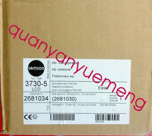 1pcs Samson 3730-5 Valve Positioner 2681030 new via FedEx or DHL