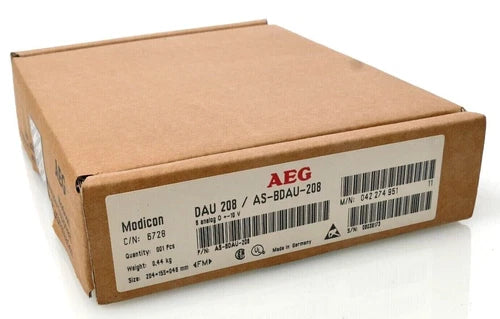 AEG Modicon DAU208 Analoges Ausgangsmodul AS-BDAU-208