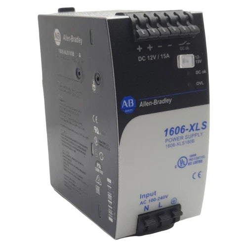 Allen Bradley 1606-XLS180B Power Supply 1-Phase, 240VAC/150VDC In, 15VDC 15A Out
