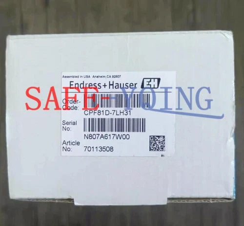1PCS New Endress+Hauser E+H CPF81D-7LH31 PH Digital electrode